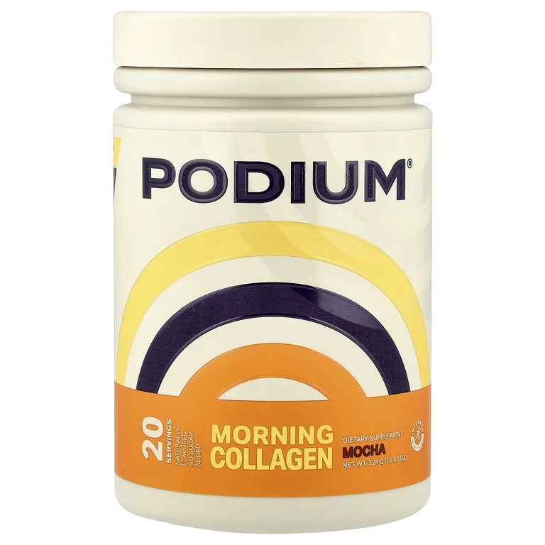 Podium Nutrition, утренний коллаген, со вкусом мокко, 324 г (11,43 унции)
