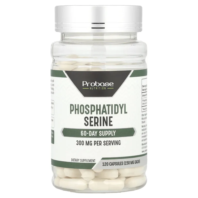 Probase Nutrition, Фосфатидилсерин, 120 капсул (150 мг на капсулу)