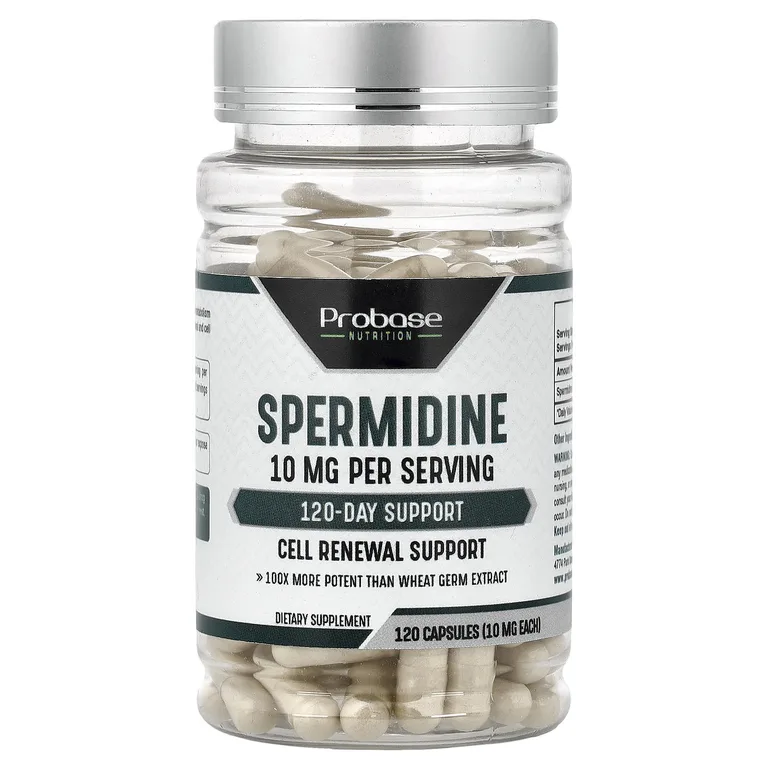 Probase Nutrition, спермидин, 10 мг, 120 капсул