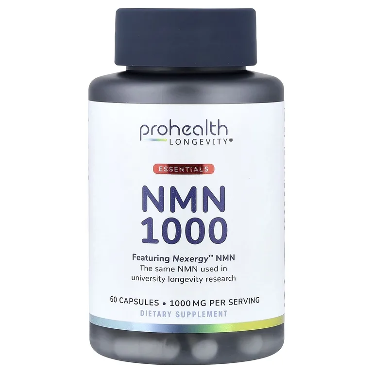 ProHealth Longevity, Essentials, NMN 1000, 60 капсул (500 мг в 1 капсуле)