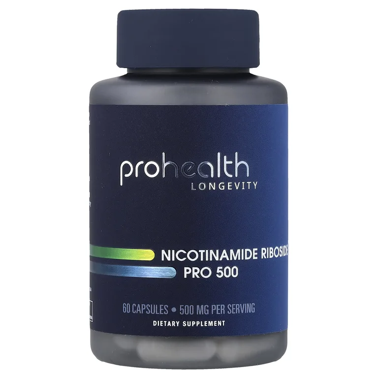 ProHealth Longevity, никотинамид рибозид Pro 500, 60 капсул