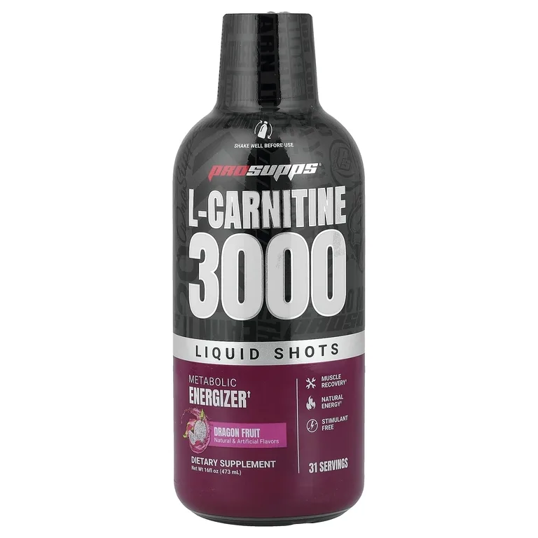 ProSupps, L-карнитин 3000, Liquid Shot, питайя, 473 мл (16 жидк. унций)