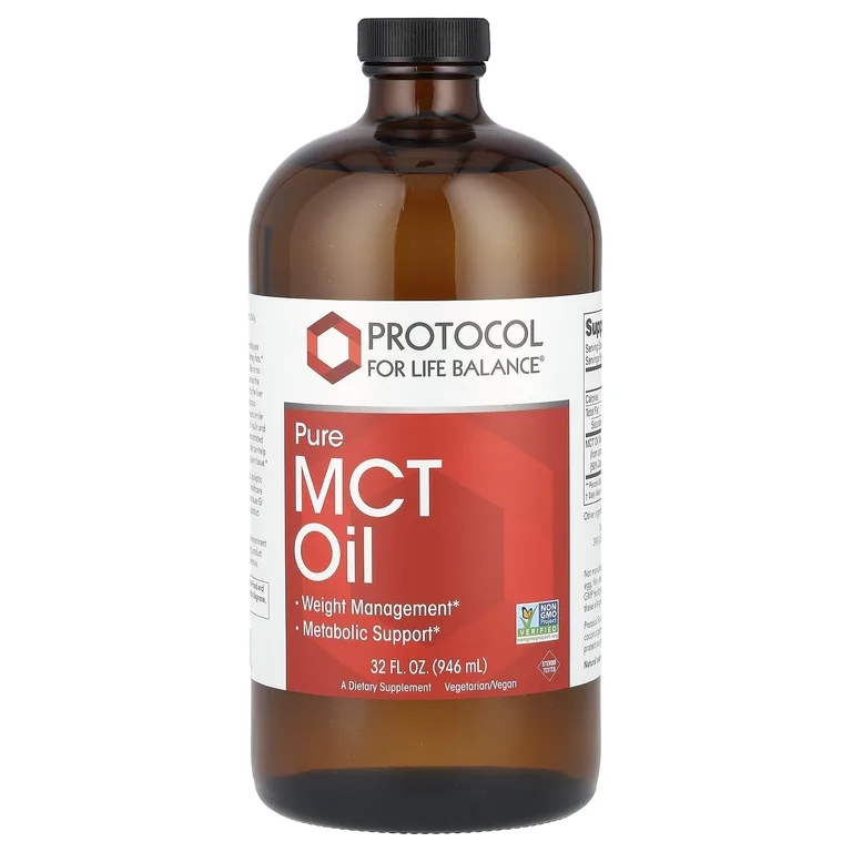 Protocol for Life Balance, чистое масло MCT, 14 г, 946 мл (32 жидк. унции)