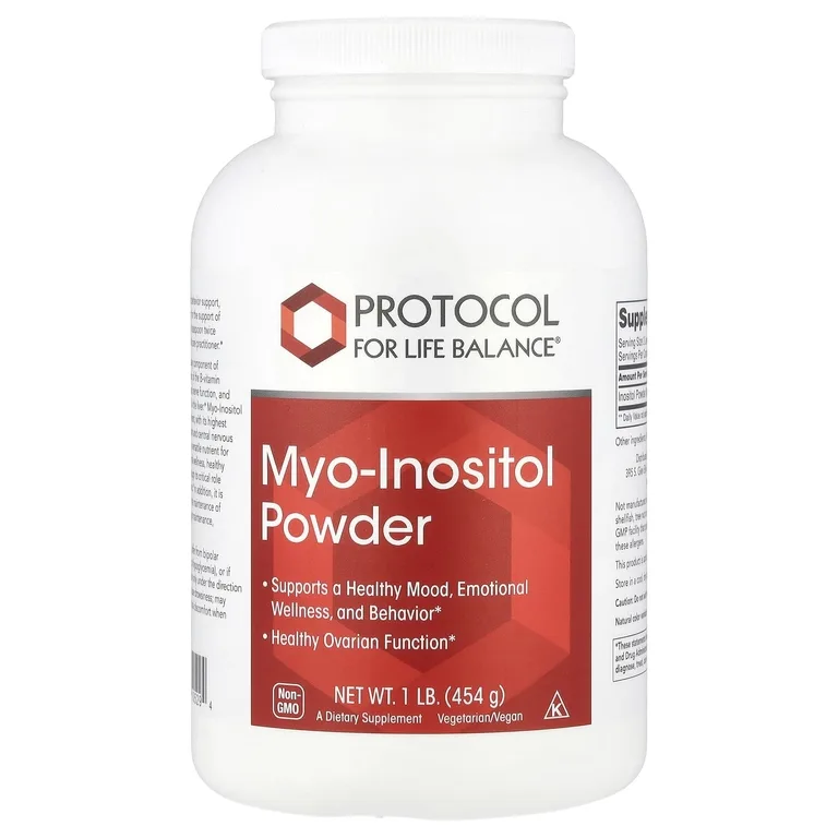 Protocol for Life Balance, Мио-инозитол в форме порошка, 454 г (1 фунт)