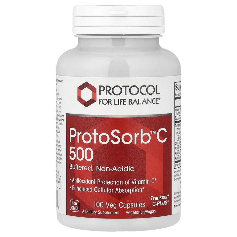 Protocol for Life Balance, ProtoSorb™C 500, 100 растительных капсул