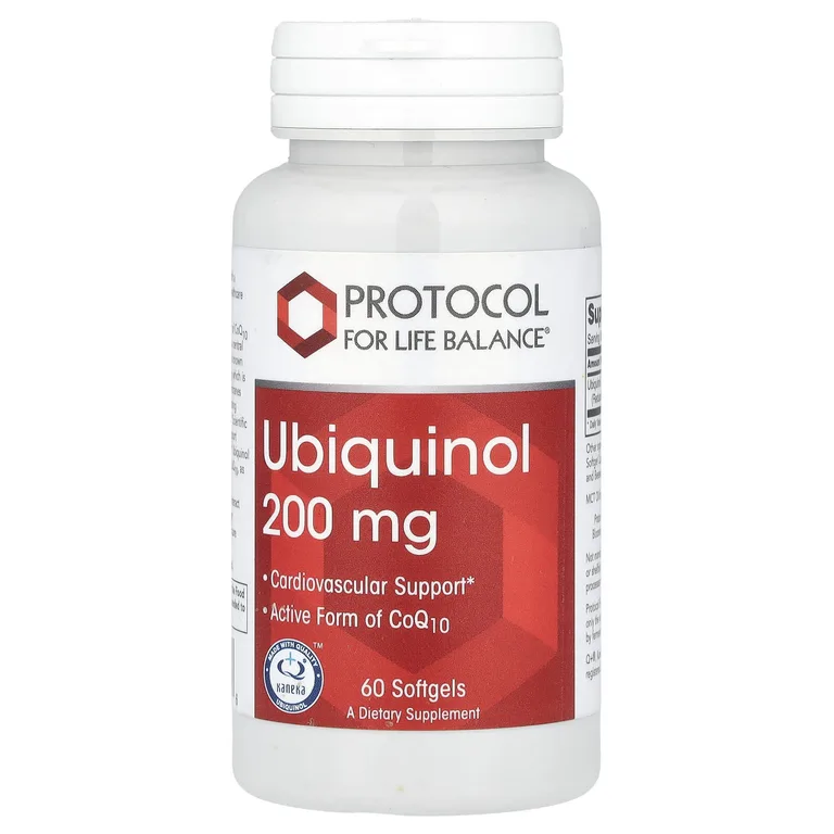 Protocol for Life Balance, убихинол, 200 мг, 60 капсул