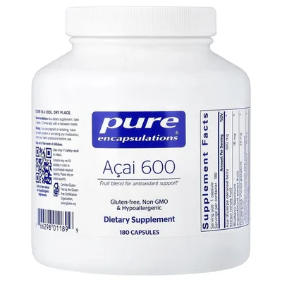 Pure Encapsulations, Acai 600, 180 Capsules