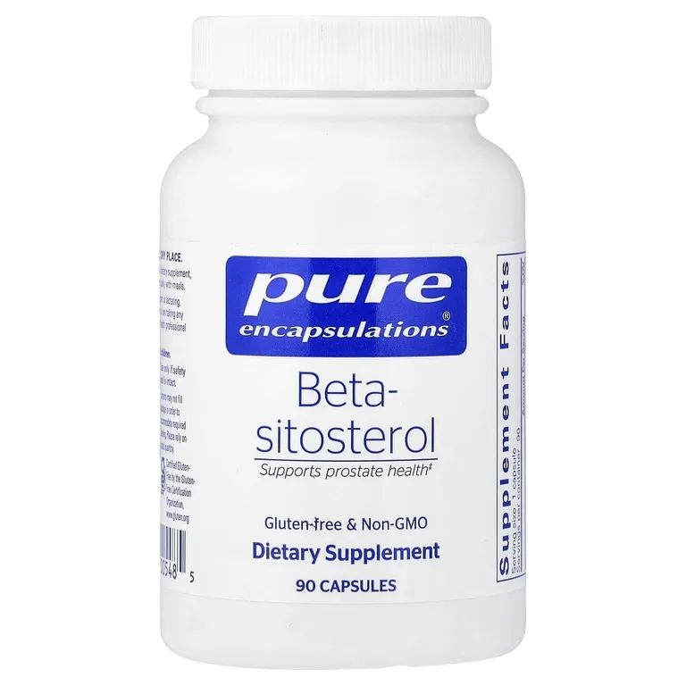 Pure Encapsulations, бета-ситостерол, 90 капсул (60 мг в 1 капсуле)