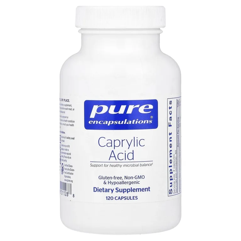 Pure Encapsulations, Caprylic Acid, 120 Capsules