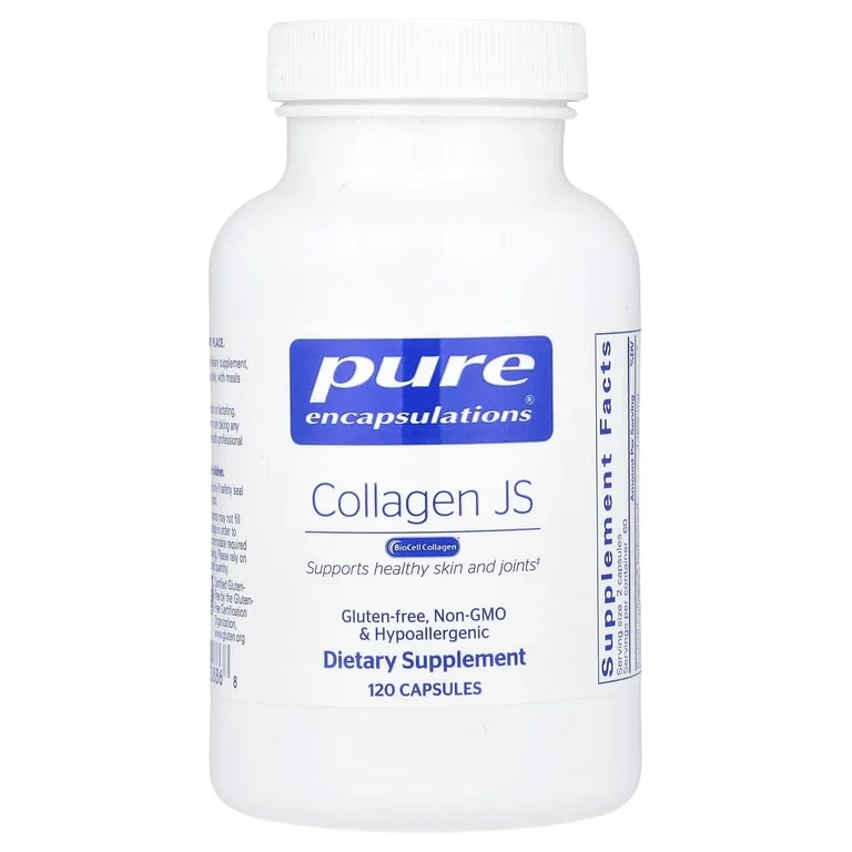 Pure Encapsulations, Collagen JS, 120 капсул (500 мг в каждой капсуле)