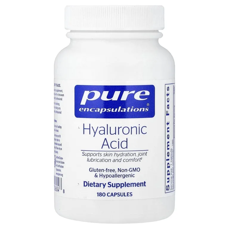 Pure Encapsulations, гиалуроновая кислота, 180 капсул (70 мг в 1 капсуле)
