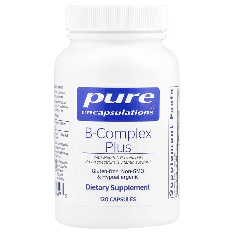 Pure Encapsulations, комплекс витаминов группы В, 120 капсул