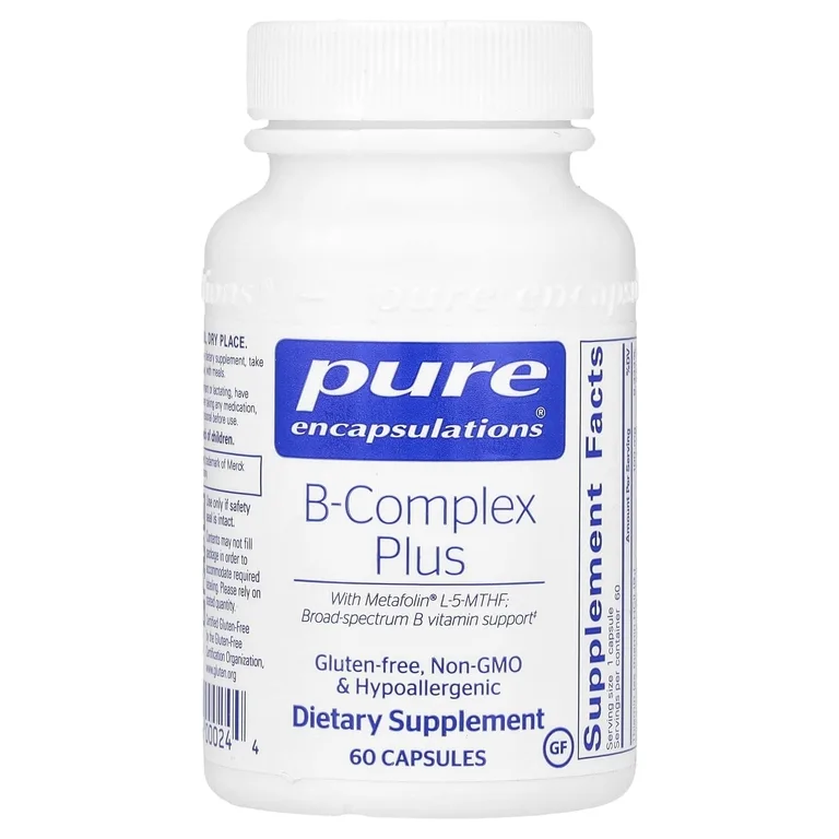 Pure Encapsulations, комплекс витаминов группы В, 60 капсул