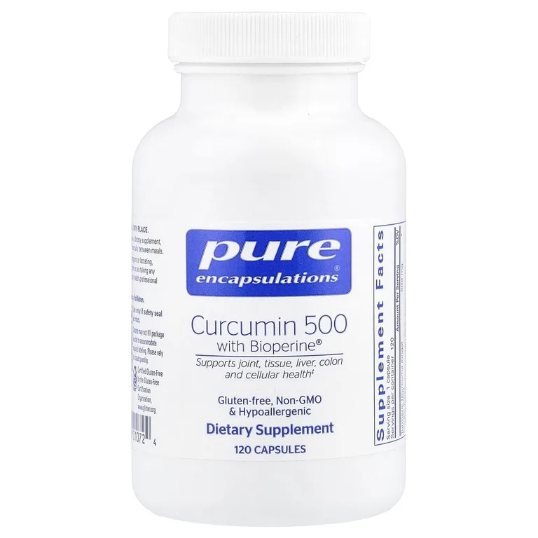 Pure Encapsulations, Куркумин с черным перцем, 120 капсул