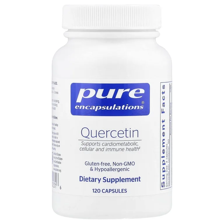 Pure Encapsulations, Кверцетин, 120 капсул (250 мг на капсулу)