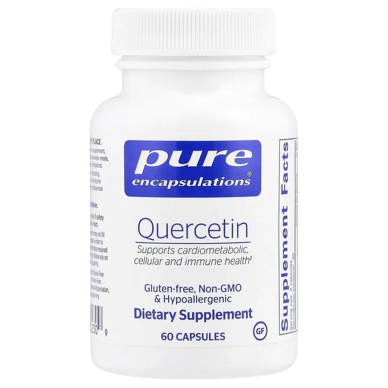 Pure Encapsulations, Кверцетин, 60 капсул (250 мг на капсулу)
