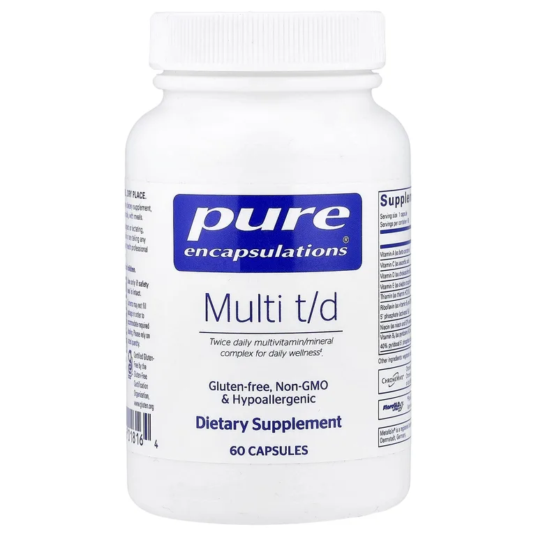 Pure Encapsulations, Multi T/D, 60 капсул