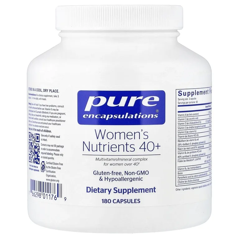 Pure Encapsulations, Питательные вещества для женщин, 180 капсул