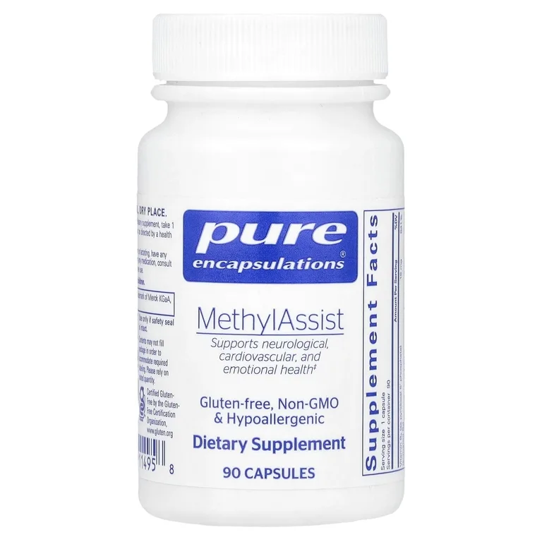 Pure Encapsulations, витамины группы В для процесса метилирования, 90 капсул