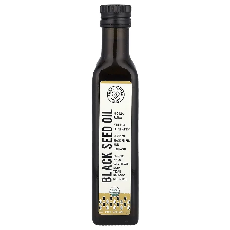 Pure Indian Foods, масло чёрного тмина, 250 мл