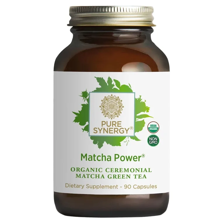 Pure Synergy, матча, 90 капсул (500 мг в каждой капсуле)