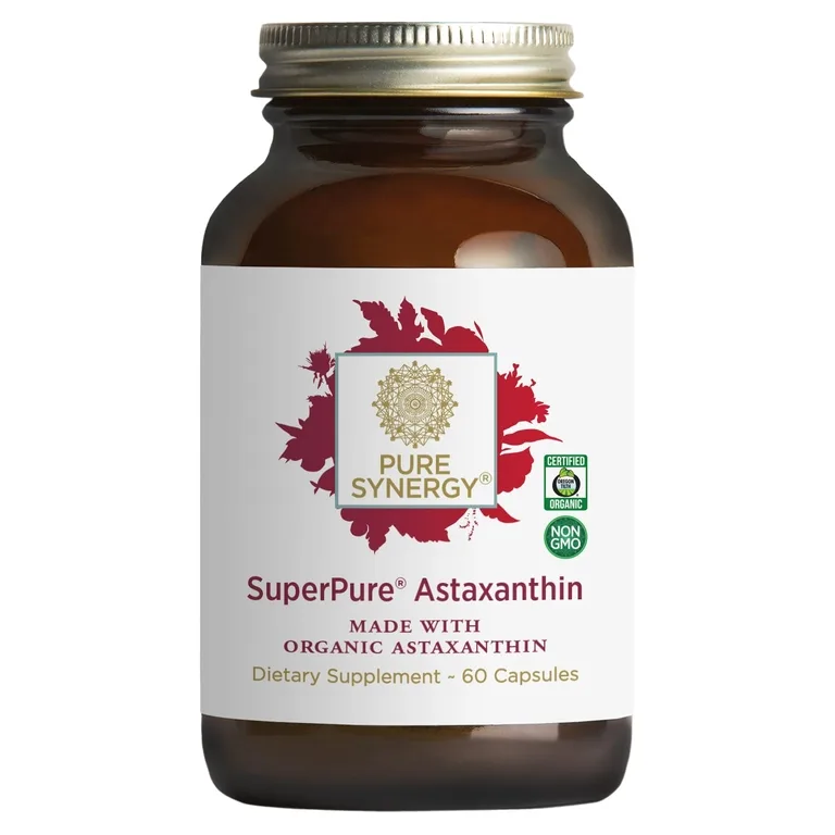 Pure Synergy, SuperPure, астаксантин, органический экстракт, 60 капсул