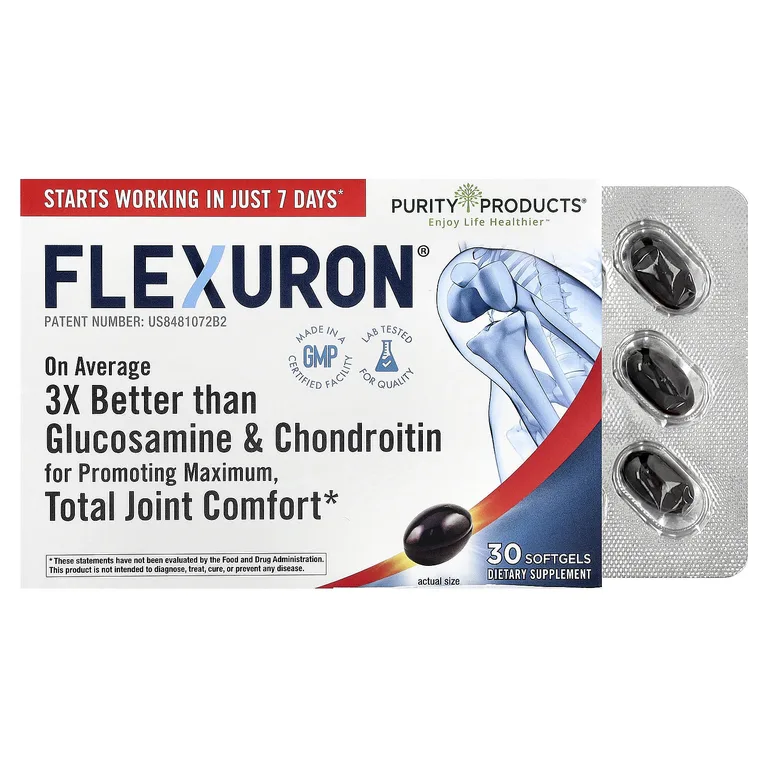 Purity Products, Flexuron® 30 мягких капсул