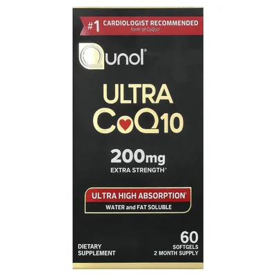 Qunol, Ultra CoQ10, 60 мягких таблеток
