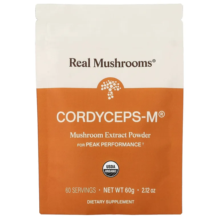 Real Mushrooms, Cordyceps-M®, экстракт грибов в порошке, 60 г (2,12 унции)