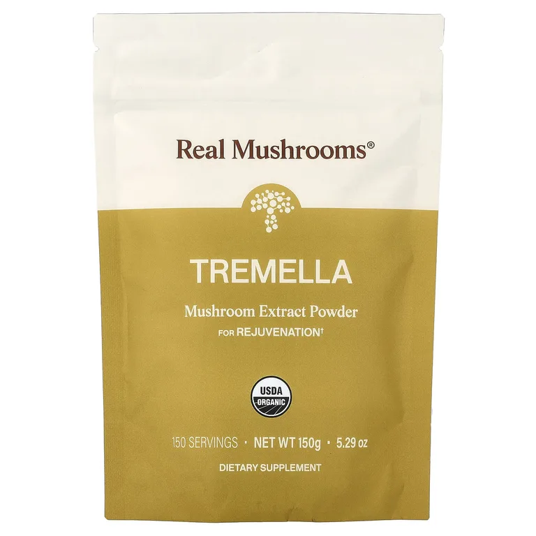 Real Mushrooms, тремелла, экстракт грибов в порошке, 150 г (5,29 унции)