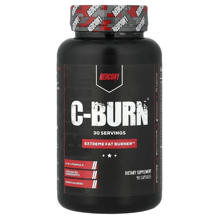 Redcon1, C-Burn™, экстремальное сжигание жира, 90 капсул