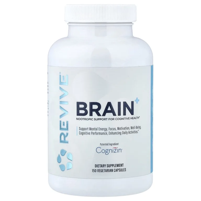 Revive, Brain+, 150 вегетарианских капсул