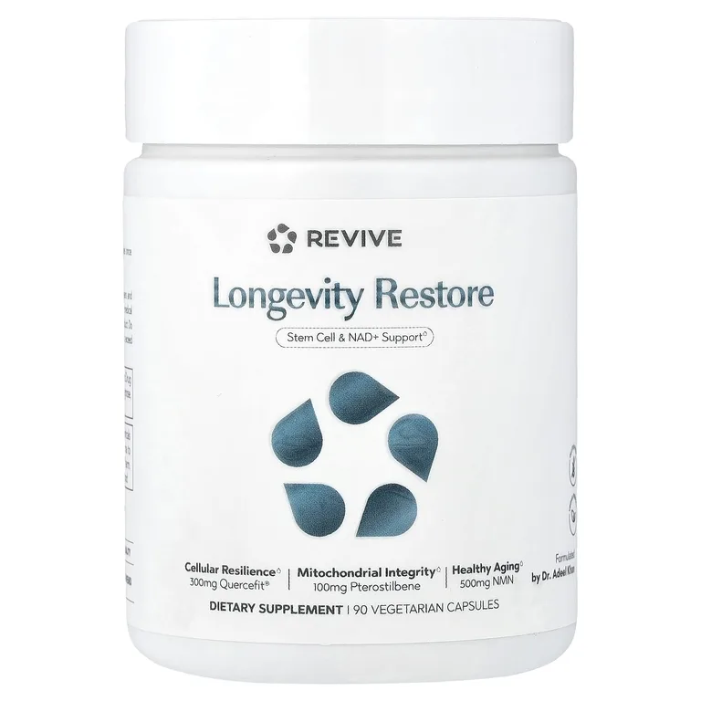 Revive, Longevity Restore, 90 вегетарианских капсул