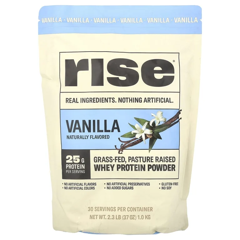 Rise Bar, Порошок из сывороточного протеина, ваниль, 1 кг (2,3 фунта)