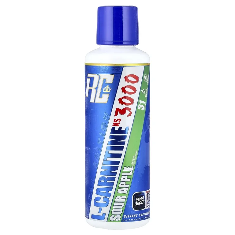 Ronnie Coleman, Vital Edition, L-карнитин XS™ 3000, со вкусом кислого яблока, 473,28 мл (16 жидк. унций)