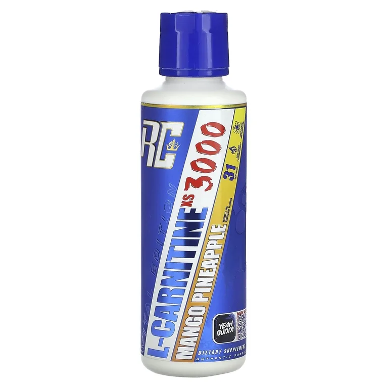 Ronnie Coleman, Vital Edition, L-карнитинXS 3000, манго и ананас, 473,28 мл (16 жидк. унц.)