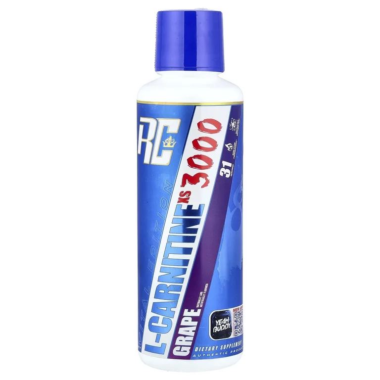 Ronnie Coleman, Vital Edition, XS™ 3000, L-карнитин, со вкусом винограда, 473,28 мл (16 жидк. унций)