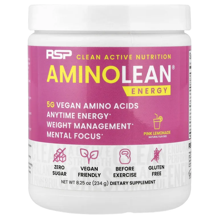 RSP Nutrition, AminoLean®, Energy, со вкусом розового лимонада, 234 г (8,25 унции)