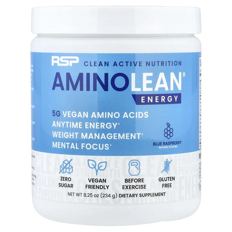 RSP Nutrition, AminoLean, голубая малина, 270 г (9,52 унции)