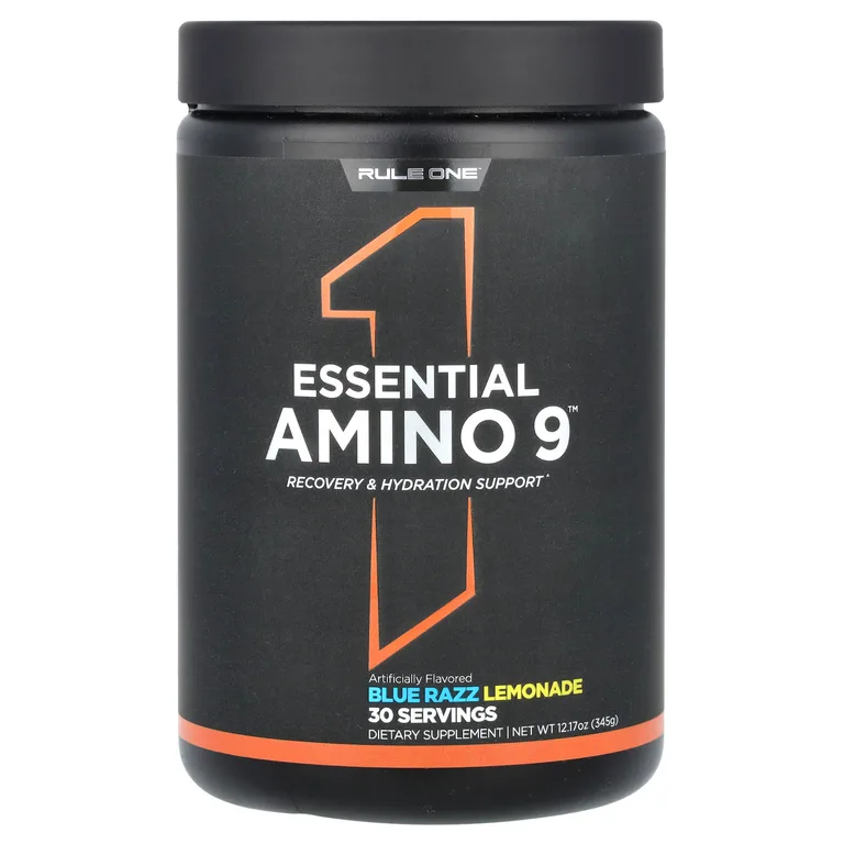 Rule One Proteins, Essential Amino 9, лимонад с голубой малиной, 345 г (12,17 унции)