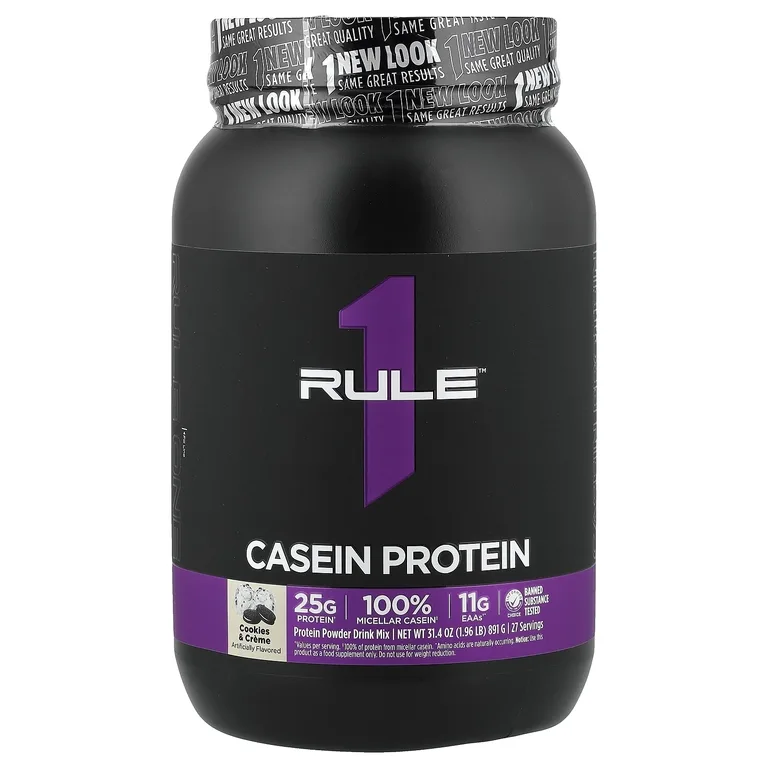 Rule One Proteins, казеиновый протеин, печенье и крем, 891 г (1,96 фунта)