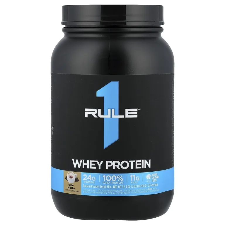 Rule One Proteins, сывороточный протеин, со вкусом кофе мокко, 918 г (2,02 фунта)