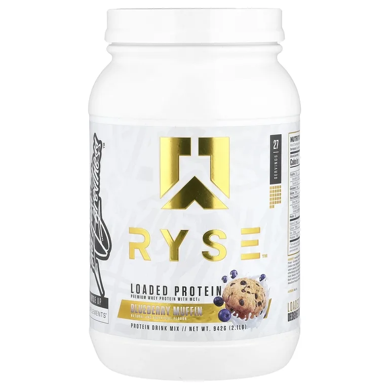 RYSE, Loaded Protein, кекс с голубикой, 942 г (2,1 фунта)