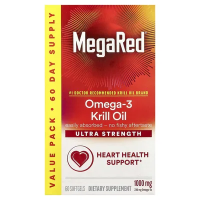 Schiff, MegaRed®, масло криля с омега-3, 1000 мг, 60 капсул