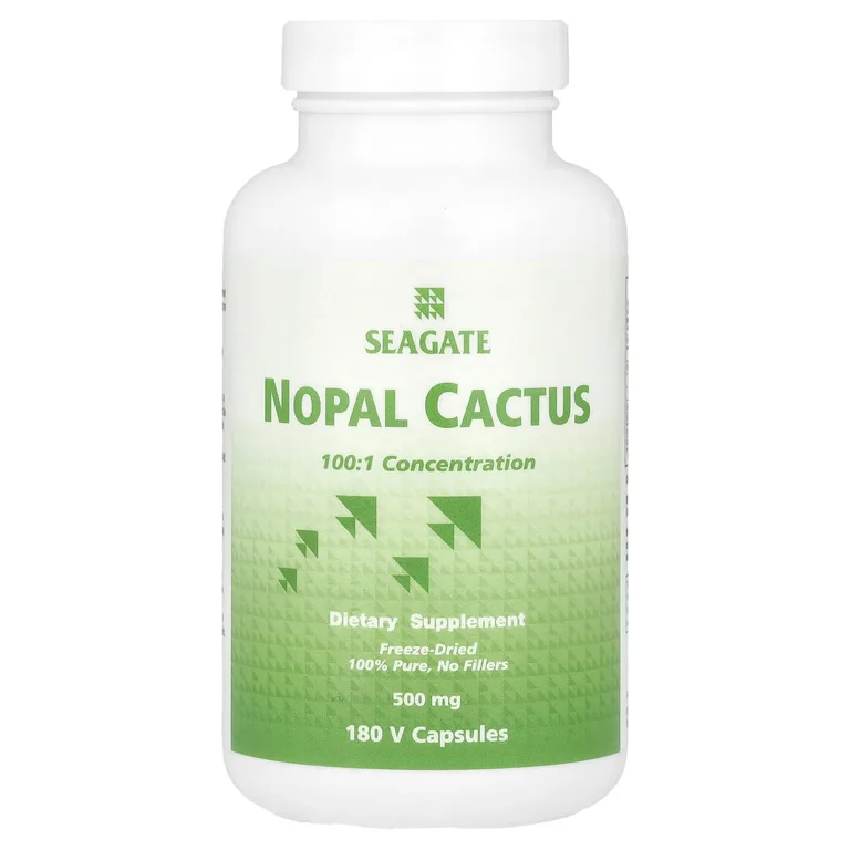 Seagate, добавка с кактусом опунция стрептаканта (Opuntia Streptacantha), 180 капсул