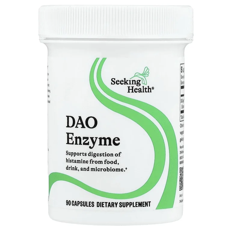 Seeking Health, фермент DAO, 90 капсул