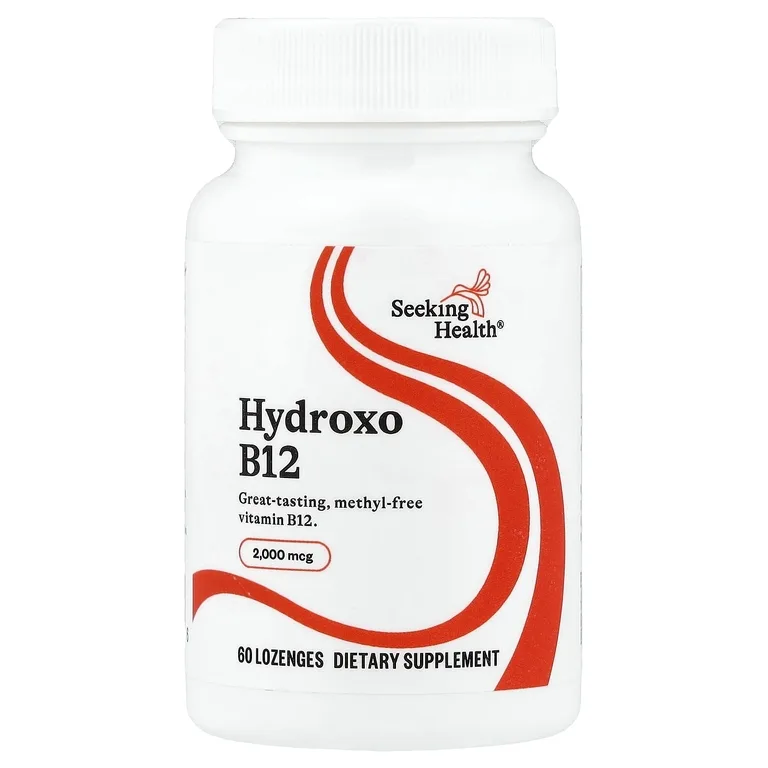 Seeking Health, Hydroxo B12, 2000 мкг, 60 пастилок