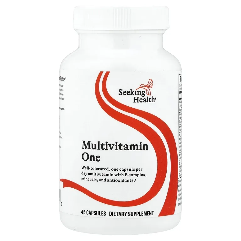 Seeking Health, Multivitamin One, мультивитамины, 45 капсул