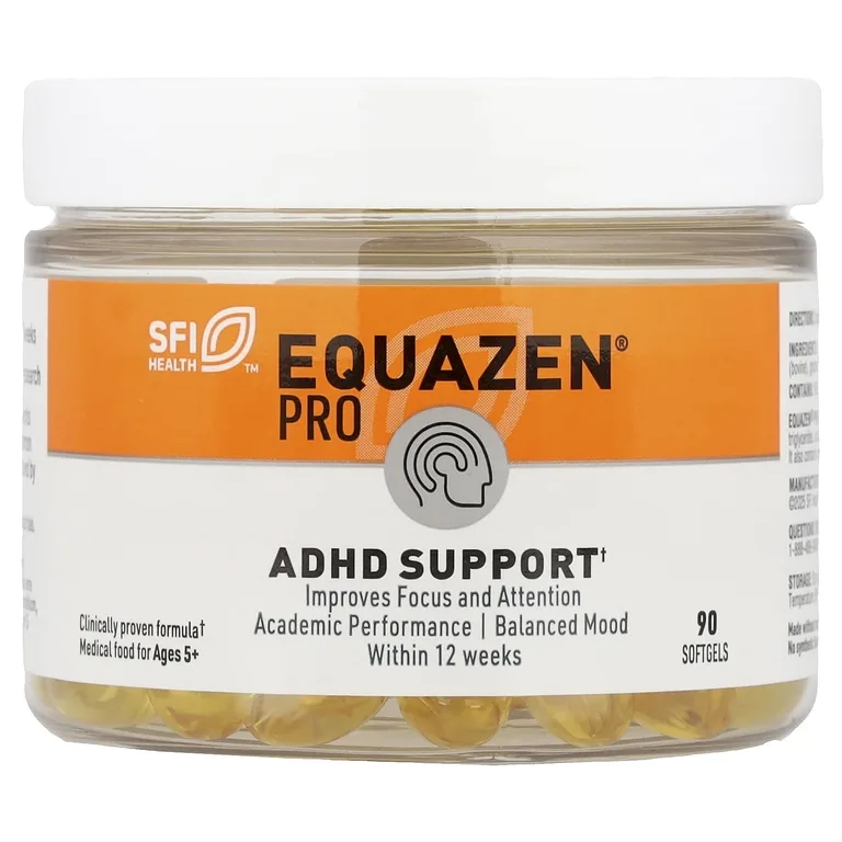 SFI Health, Equazen® Pro, поддержка АДHD , 90 мягких капсул