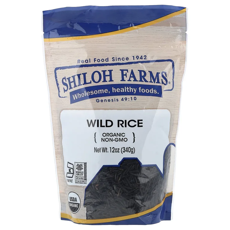 Shiloh Farms, органический дикий рис, 340 г (12 унций)